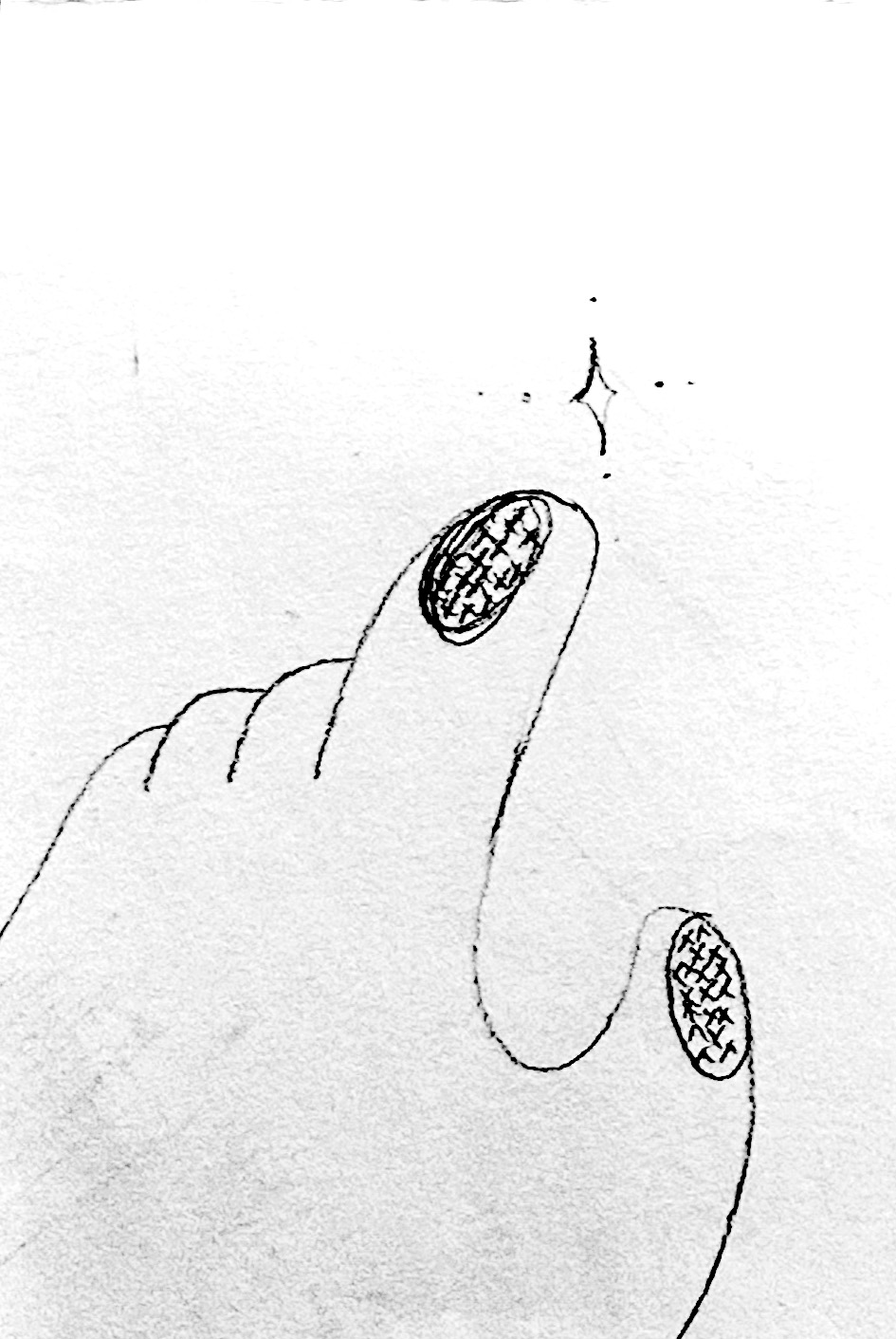 drawing for an ascii-themed website